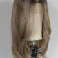 Peluca frontal de encaje Premium con balayage rubio medio