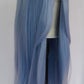 Peluca Larga y Lisa de Encaje Frontal Color Azul Cielo Pastel | 76 cm | Reserva
