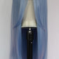 Peluca Larga y Lisa de Encaje Frontal Color Azul Cielo Pastel | 76 cm | Reserva