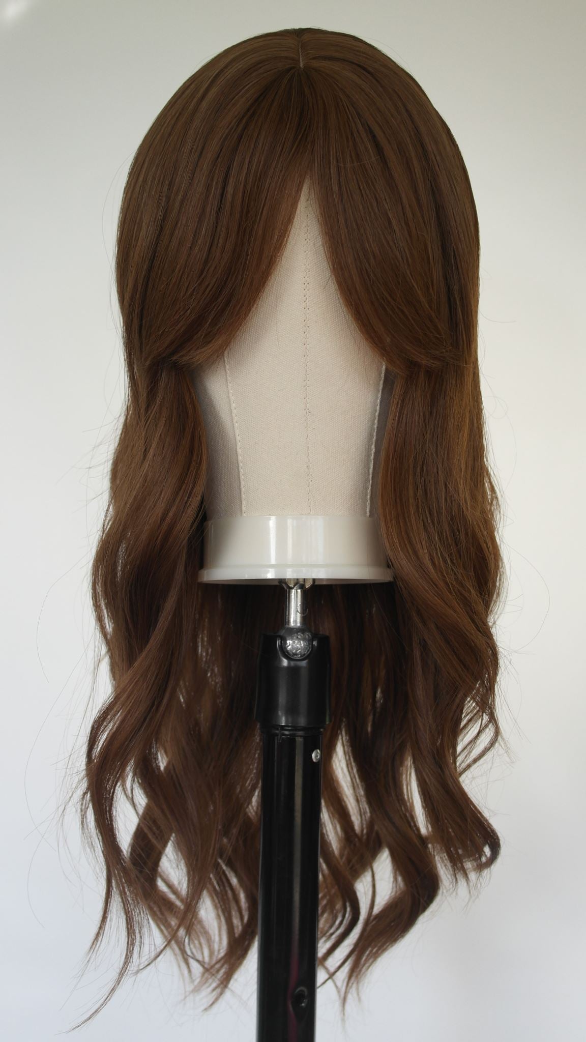 Warm Brunette Soft Wave Long Synthetic Wig