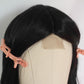 Soft Wave Black Lace Center Wig